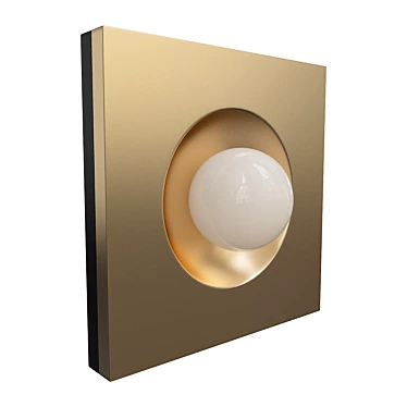 Sleek Modern Kins Wall Light 3D model image 1 