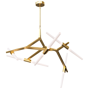 Modern Andes Chandelier by Anzazo 3D model image 1 