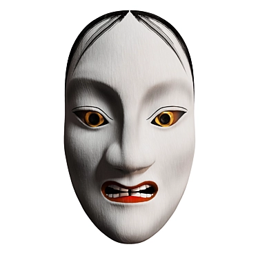 Aguri's Ryo no onna Mask 3D model image 1 