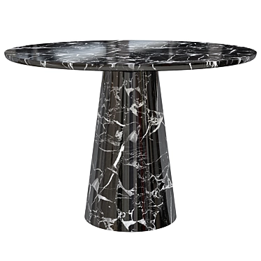 Luxury Marble Night Table - Bergamo 3D model image 1 