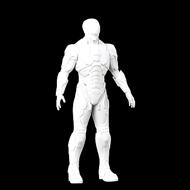 Advanced Robocop Model Kit 3D model image 1 