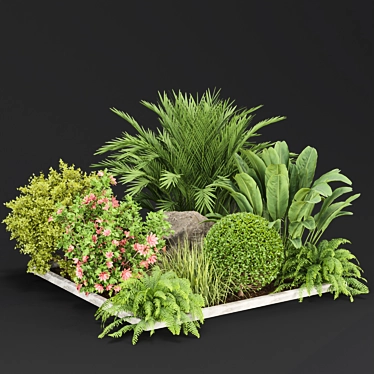 Environmentally Friendly Garden Plants 3D model image 1 