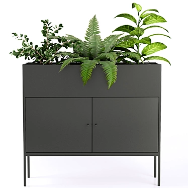 Modern Plant Storage Console | La Redoute 3D model image 1 