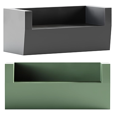 Cridea Pixel Outdoor Sofa 3D model image 1 