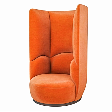 Sheep-Inspired High Back Sofa 3D model image 1 