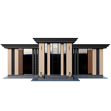 Modern Scale Model House 3D model image 1 