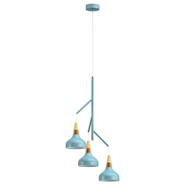 Modern Pendant Light Fixture 79653 3D model image 1 