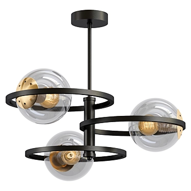 Rivoli Ariadna 4074 Pendant Chandelier 3D model image 1 