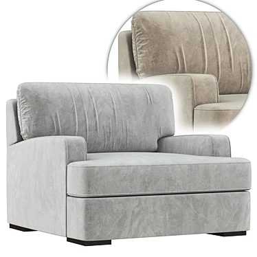 Modern Accent Armchair Furnishings 3D model image 1 