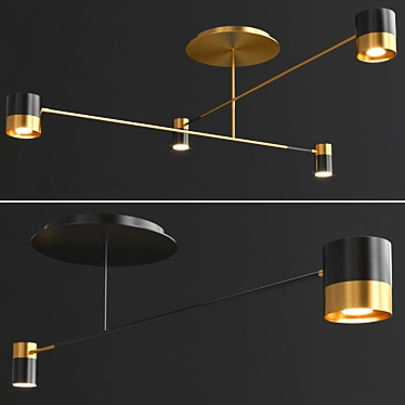  Modern Design Bitten Lamps 3D model image 1 