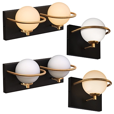 Lucide ISOBEL Bathroom Wall Light 3D model image 1 