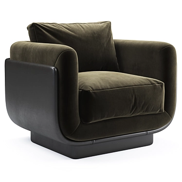 Modern Chic Ebisu Armchair, Brand: studiotwentyseven 3D model image 1 