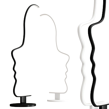 Modern LED Floor Lamp DAFNE 3D model image 1 