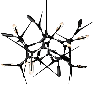  Modern Minimalist Ned Chandelier 3D model image 1 