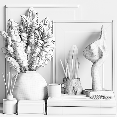 Decorative Set 35 | High-Quality 3D Models 3D model image 1 