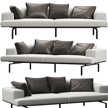 Sumo V-Ray Sofa 3D Model 3D model image 1 