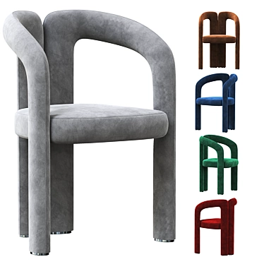 Modern Dudet Chair by Cassina 3D model image 1 