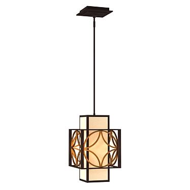 Modern Feiss Pendant Light Fixture 3D model image 1 