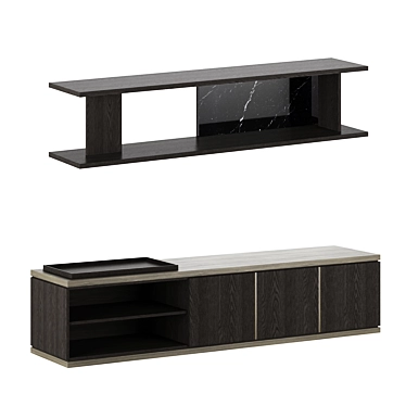 Modern TV Units by Laskasas 3D model image 1 