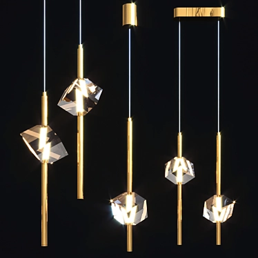 PARDIS Set Suspension Lamp (10cm) 3D model image 1 
