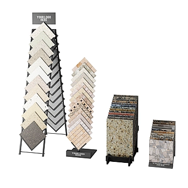 Modular Display Stands Set 3D model image 1 