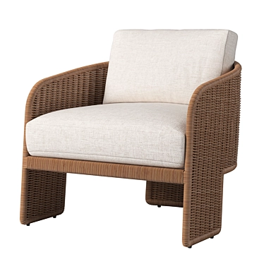 Cozy RH La Paz Chair 3D model image 1 
