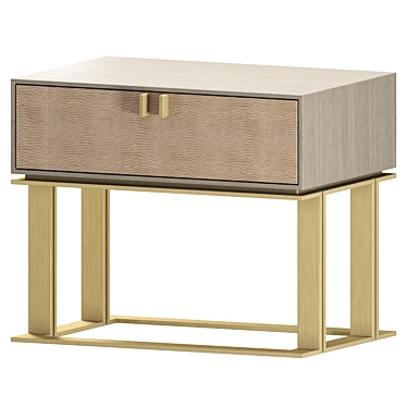 Modern Brisbane Bedside Table: Frato 3D model image 1 