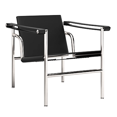 Modern LC1 Le Corbusier Chair 3D model image 1 