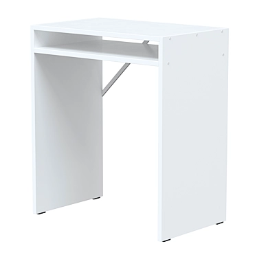 TORALD Writing Desk with Shelf 3D model image 1 