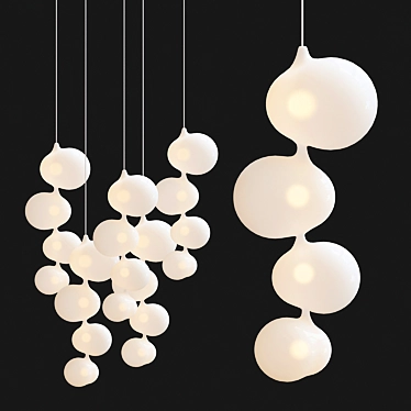  Serendipity 5-Light Suspension Fixture 3D model image 1 
