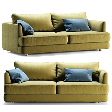 Haven Sofa - Modern Style Comfort 3D model image 1 