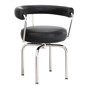  Sleek Cassina LC7 Swivel Chair 3D model image 1 