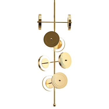 Elegant LE ROYER Chandelier Model 3D model image 1 