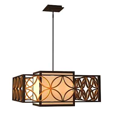 Feiss Pendant Light Fixture FE-REMY-P-B 3D model image 1 