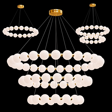 Elegant Lioba Chandelier Collection 3D model image 1 