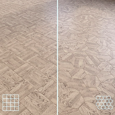 High-Quality 3D Parquet Model 3D model image 1 