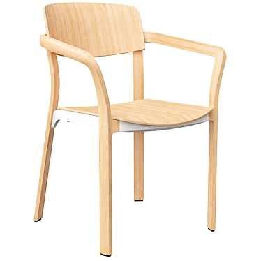Modern Nate Chair 3D Model 3D model image 1 