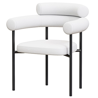 Modern Portia Dining Chair 2014 3D model image 1 