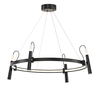 Elegant Contemporary Design Lamp 3D model image 1 