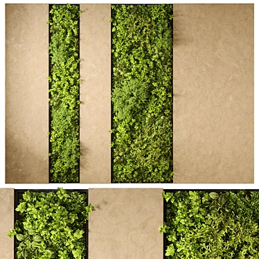 Space-Saving Vertical Garden Stand 3D model image 1 