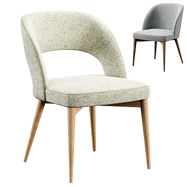 Customizable Niff Naff Chair 3D model image 1 