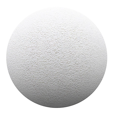 Seamless Exterior Plaster 8K Texture 3D model image 1 