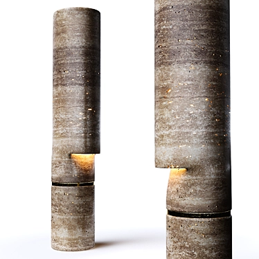 Stone Table Lamp HENGE TEST-ONE 3D model image 1 