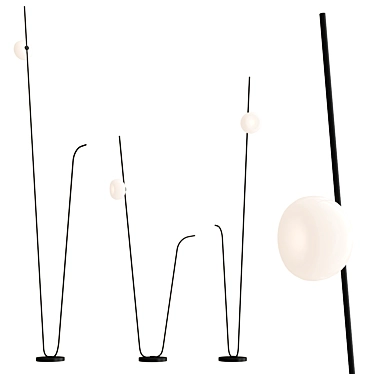 Pois Floor Lamp by Karman 3D model image 1 