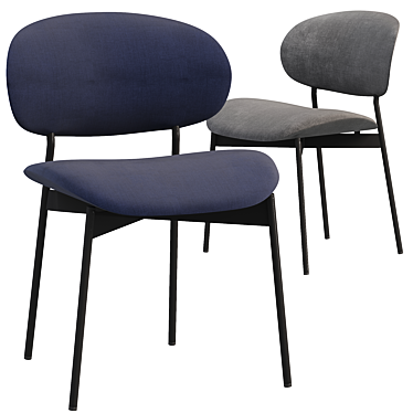 Sleek Modern Luz Chair 3D model image 1 