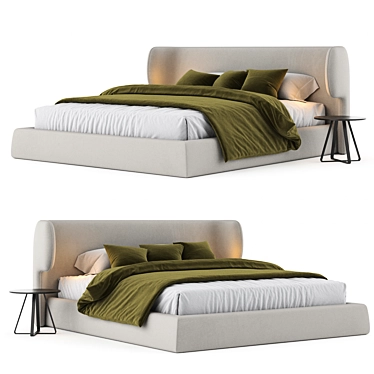 Chic Claire Bed Collection by Ditre Italia 3D model image 1 