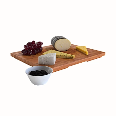 Cheese and berries