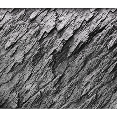 PBR Rock Cliff Wall Material 3D model image 1 