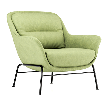 Modern Teulat Sadira Armchair Design 3D model image 1 