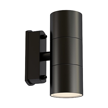Modern Outdoor Wall Light Fixture 3D model image 1 